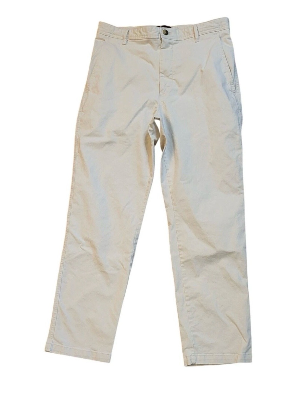 Banana Republic Ivory Light Stone High-Rise Chino Pants 4